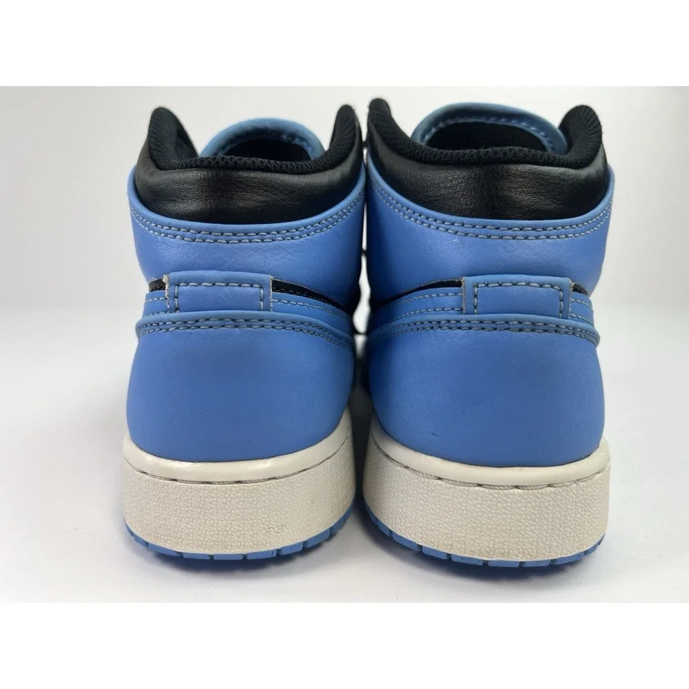 Nike Air Jordan 1 Mid University Kids 6Y Blue Black Shoes Womens 7.5 DQ8423-401